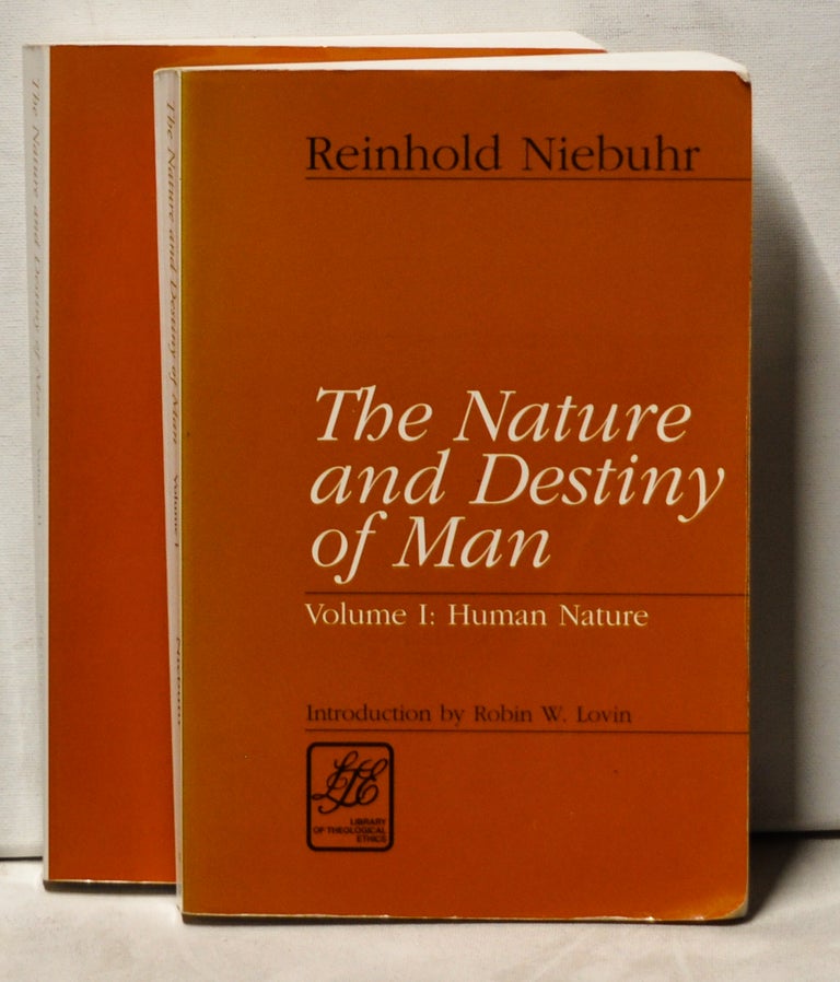 Item #3960061 The Nature and Destiny of Man. Volume I, Human Nature. Volume II, Human Destiny. Reinhold Niebuhr, Robin W. Lovin, intro.
