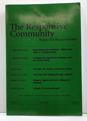 Item #3980023 The Responsive Community: Rights and Responsibilities. Volume 11, Issue 2 (Spring...