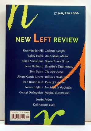 Item #3990019 New Left Review Number 37, second series (January-February 2006). Susan Watkins,...