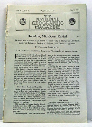 Item #4000183 Honolulu, Mid-Ocean Capital. Article published in National Geographic Magazine,...