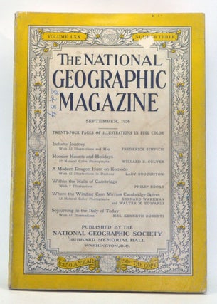Item #4000208 The National Geographic Magazine, Volume 70, Number 3 (September 1936). Gilbert...