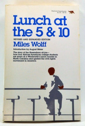 Item #4010046 Lunch at the 5 & 10. Miles Wolff, August Meier, intro