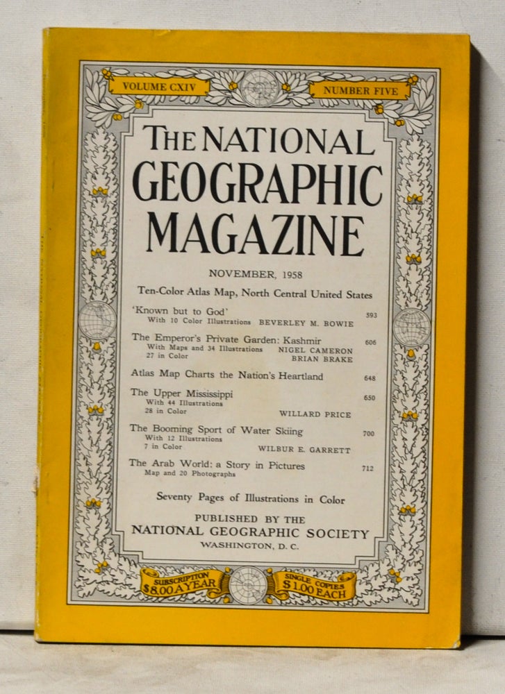Item #4040075 The National Geographic Magazine, Volume 114, Number 5 (November 1958). Melville Bell Grosvenor, Beverley M. Bowie, Nigel Cameron, Brian Brake, Willard Price, Wilbur E. Garrett.