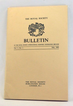Item #4060071 Bulletin of the Royal Society International Scientific Information Services, Volume...