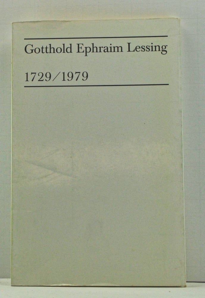Item #4090026 Gotthold Ephraim Lessing 1729 / 1979. Dolf Sternberger.