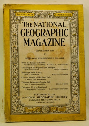 Item #4130052 The National Geographic Magazine, Volume 68, Number 3 (September 1935). Gilbert...