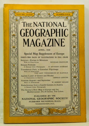 Item #4140033 The National Geographic Magazine, Volume 73, Number 4 (April 1938). Gilbert...