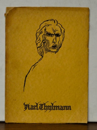 Item #4150076 Holzschnitte. Karl Thylmann, Friedrich Back, artist, introduction