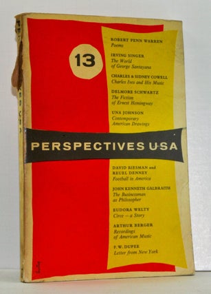 Item #4170030 Perspectives USA, Number Thirteen (Autumn 1955). James Laughlin, Una E. Johnson,...