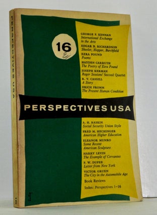 Item #4170033 Perspectives USA, Number Sixteen (Summer 1956). James Laughlin, Eleanor Munro, E....