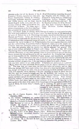 Item #4170057 War with China [original single article from The Foreign Quarterly Review, Volume...