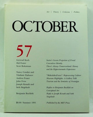 Item #4210055 October 57: Art, Theory, Criticism, Politics (Summer 1991). Joan Copjec, Rosalind...