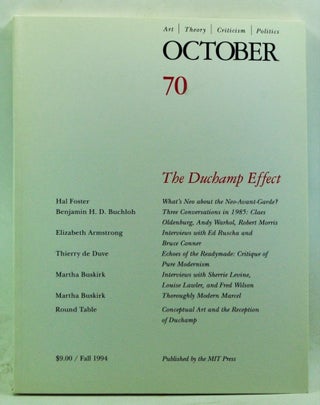 Item #4210061 October 70: Art, Theory, Criticism, Politics (Fall 1994). The Duchamp Effect....