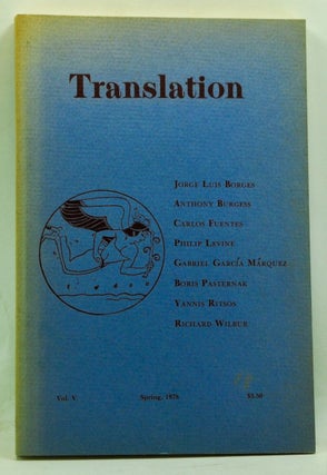 Item #4210063 Translation, Volume 5 (1978). William Jay Smith, Robert Payne, Frank MacShane