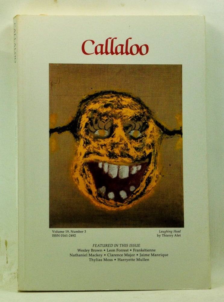 Item #4230043 Callaloo, Volume 19, Number 3 (Summer 1996). Charles H. Rowell.