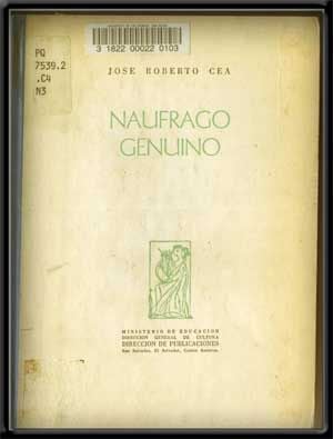 Item #4260012 Naufrago Genuino. José Roberto Cea