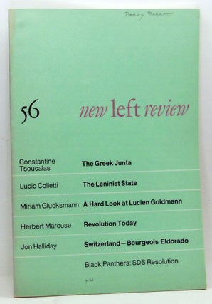 Item #4270025 New Left Review 56 (July-August 1969). Perry Anderson, Cosntantine Tsoucalas, Lucio...