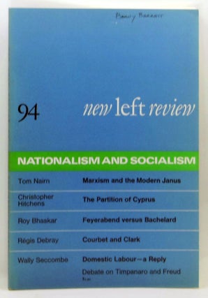 Item #4270033 New Left Review 94 (November-December 1975) : Nationalism and Socialism. Perry...