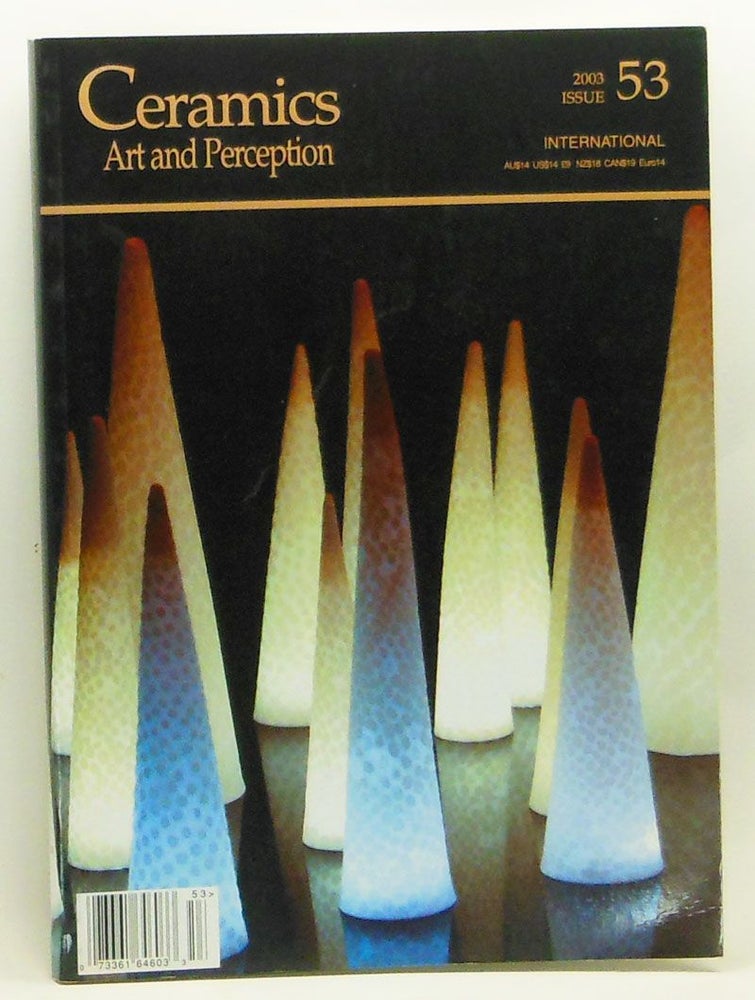 Item #4330012 Ceramics: Art and Perception 53 (2003). Janet Mansfield.