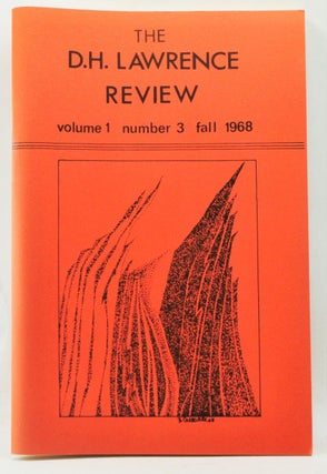 Item #4350041 The D. H. Lawrence Review, Volume 1, Number 3 (Fall 1968). Bibliographical Number....
