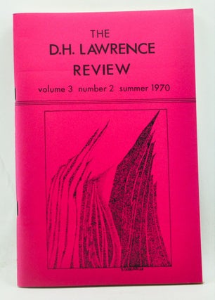 Item #4350046 The D. H. Lawrence Review, Volume 3, Number 2 (Summer 1970). James C. Cowan, Reloy...