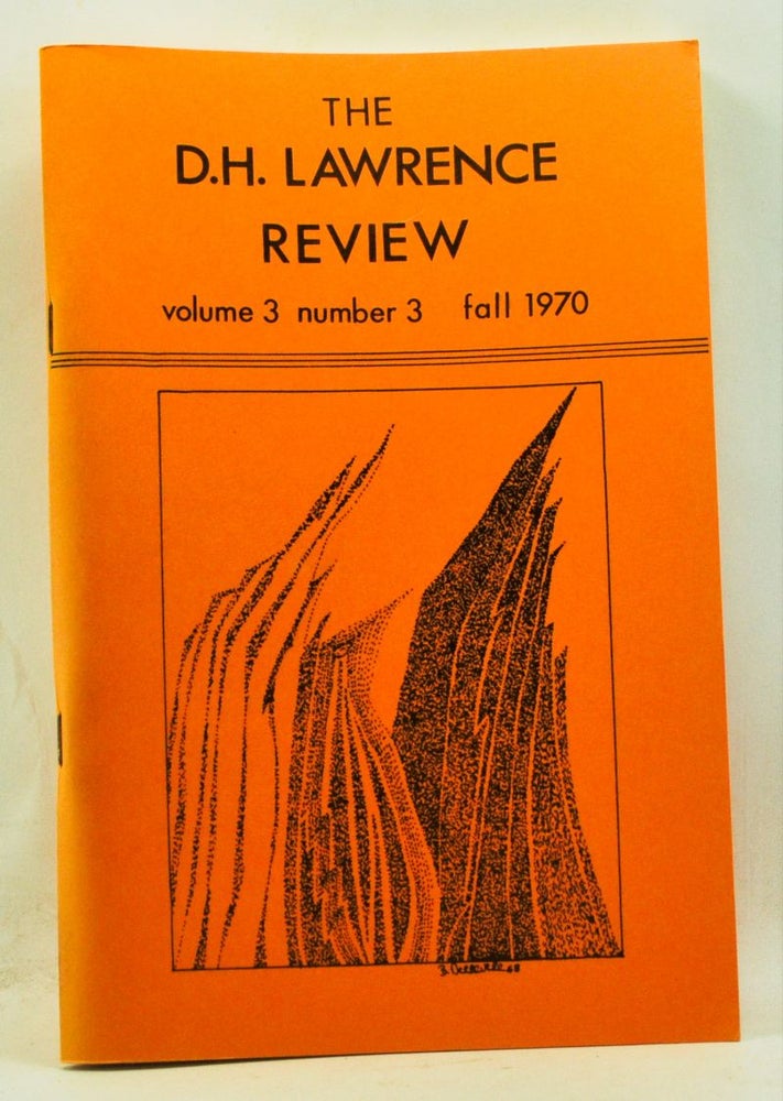 Item #4350047 The D. H. Lawrence Review, Volume 3, Number 3 (Fall 1970). D. H. Lawrence's Reading. James C. Cowan.