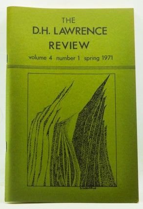 Item #4350048 The D. H. Lawrence Review, Volume 4, Number 1 (Spring 1971). James C. Cowan, Leslie...