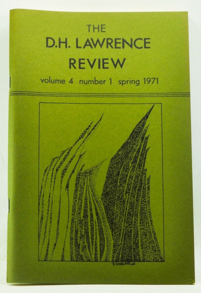 Item #4350048 The D. H. Lawrence Review, Volume 4, Number 1 (Spring 1971). James C. Cowan, Leslie M. Thompson, Geoge J. Zytaruk, G. B. Crump, Keith Sagar, L. D. Clark, Harry T. Moore, James R. Bennett, Richard D. Beards.