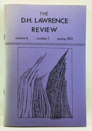 Item #4350051 The D. H. Lawrence Review, Volume 5, Number 1 (Spring 1972). James C. Cowan, Shalom...
