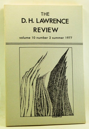 Item #4360034 The D. H. Lawrence Review, Volume 10, Number 2 (Summer 1977). James C. Cowan, G. B....
