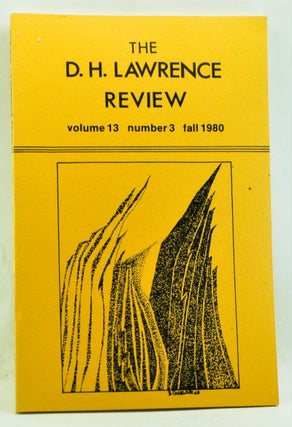 Item #4360037 The D. H. Lawrence Review, Volume 13, Number 3 (Fall 1980). Psychoanalysis and...