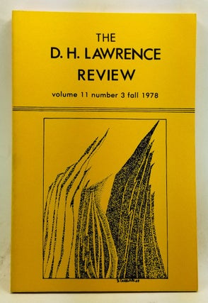 Item #4380046 The D. H. Lawrence Review, Volume 11, Number 3 (Fall 1978). James C. Cowan, John W....