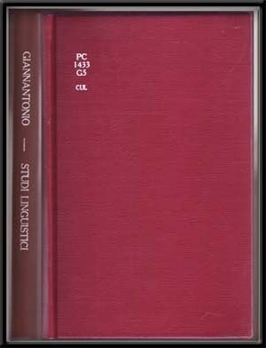 Item #4390010 Studi Linguistici. Pompeo Giannantonio.