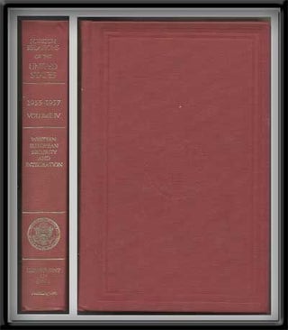 Item #4400008 Foreign Relations of the United States, 1955-1957. Volume IV, Western European...