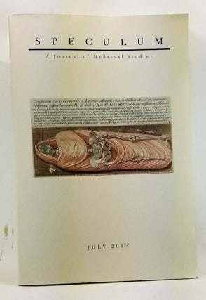Item #4400021 Speculum: A Journal of Medieval Studies. Volume 92, No. 3 (July 2017). Sarah...