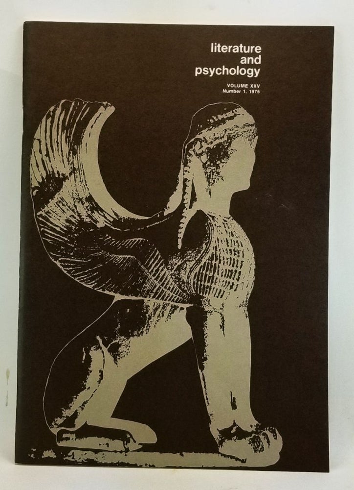 Item #4400032 Literature and Psychology, Volume 25, Number 1 (1975). Morton Kaplan, Curt Hartog, Stephen Wigler, Arthur Samuel Kimball, Ruth Sullivan.