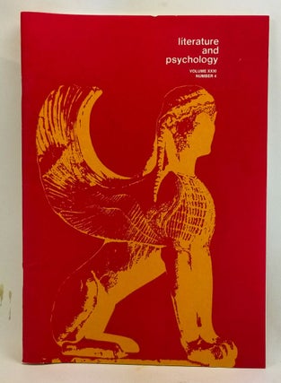 Item #4400052 Literature and Psychology, Volume 31, Number 4 (1981). Morton Kaplan, Richard...