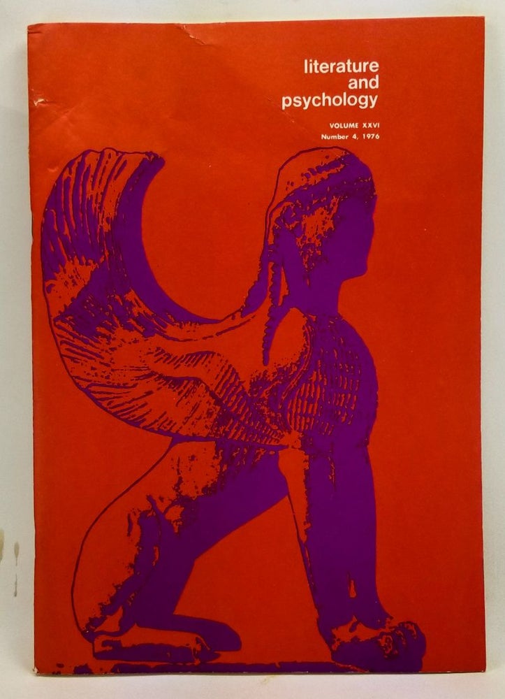 Item #4410030 Literature and Psychology, Volume 26, Number 4 (1976). Morton Kaplan, Gilbert Chaitin, Raymond J. III Wilson, John Price.