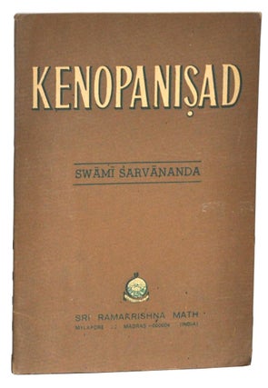 Item #4500001 Kenopanisad, including the original verses, construed text (a nvaya) with a literal...