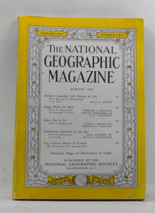 Item #4500054 The National Geographic Magazine, Volume CXIV, Number Two (August, 1958). Melville...