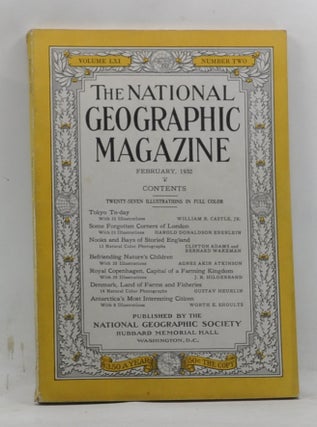 Item #4500055 The National Geographic Magazine, Volume 61, Number 2 (February 1932). Gilbert...