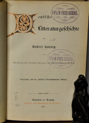 Item #4510049 Deutsche Litteraturgeschichte. Hobert Koenig