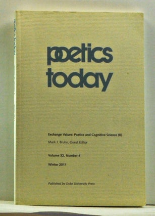 Item #4530005 Poetics Today: International Journal for Theory and Analysis of Literature and...