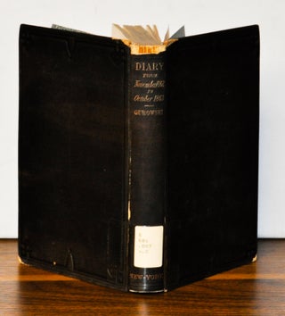 Item #4550068 Diary, from November 18, 1862, to October 18, 1863. Volume Second. Adam Gurowski