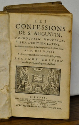 Item #4570071 Les Confessions De S. Augustin : Traduction Nouvelle, Sur L'Edition Latine Des...