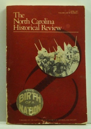 Item #4600020 The North Carolina Historical Review, Volume 64, Number 2 (April 1987). Joe A....