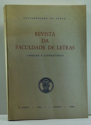Item #4650011 Linguas e Literaturas: Revista da Faculdade de Letras. II Série, Vol. I (1984)....