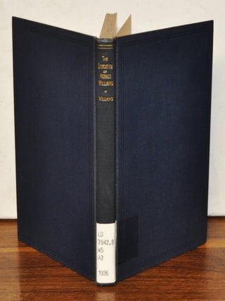 Item #4700064 The Education of Horace Williams. Henry Horace Williams