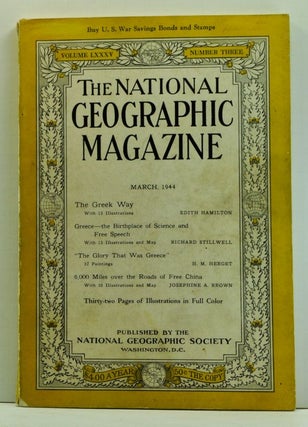Item #4720008 The National Geographic Magazine, Volume LXXXV (85), Number Three (3) (March 1944)....