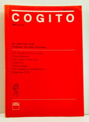 Item #4730003 Cogito 1989 (Vol. 3, No. 1). Gordon Reddiford, Brian Davies, Guy Stock, Peter...